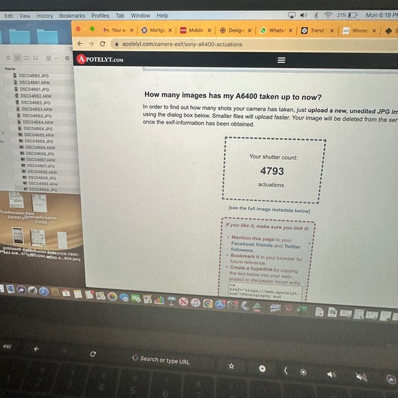 Excellent Condition Sony a6400 mirrorless camera - Picture 7 of 7